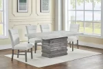 BQ- D710: Rustic Modern Dining Set - Image 2