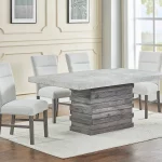BQ- D710: Rustic Modern Dining Set