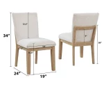 BQ- D730: Modern Light Oak Dining Set - Image 3