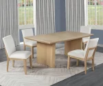 BQ- D730: Modern Light Oak Dining Set