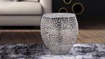 MAX: ET3403-18 SIDE TABLE ( BLACK, SILVER, GOLD ) - Image 2