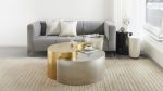 MAX: PG145- YING YANG COFFEE TABLE ( BLACK & SILVER, GOLD & BLACK, GOLD & SILVER ) - Image 3
