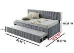 BQ-K45, K46, & K47: Twin Daybed with Trundle - Image 5