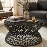 MAX: T3704 COFFEE TABLE ( BLACK, GOLD, SILVER )