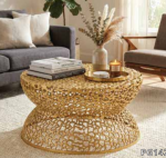 MAX: T3704 COFFEE TABLE ( BLACK, GOLD, SILVER ) - Image 2