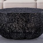 MAX: T3502-32 ROUND COFFEE TABLE ( BLACK, SILVER, GOLD )
