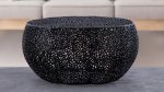 MAX: T3502-32 ROUND COFFEE TABLE ( BLACK, SILVER, GOLD )