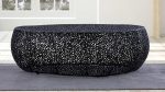 MAX: T3601-50 COFFEE TABLE ( BLACK, GOLD, SILVER )